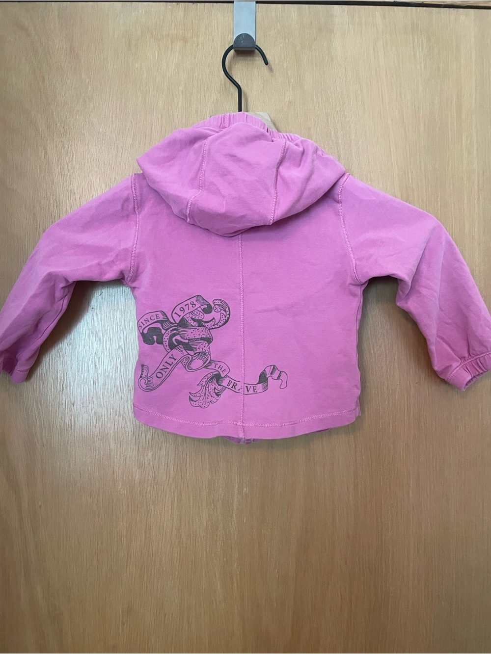 Diesel Baby 12mo Pink Zip Up Sweater - Picture 4 of 5